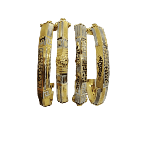 25grams men's gold kada design in india